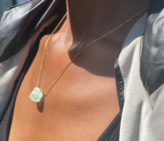 Green Fluorite Necklace