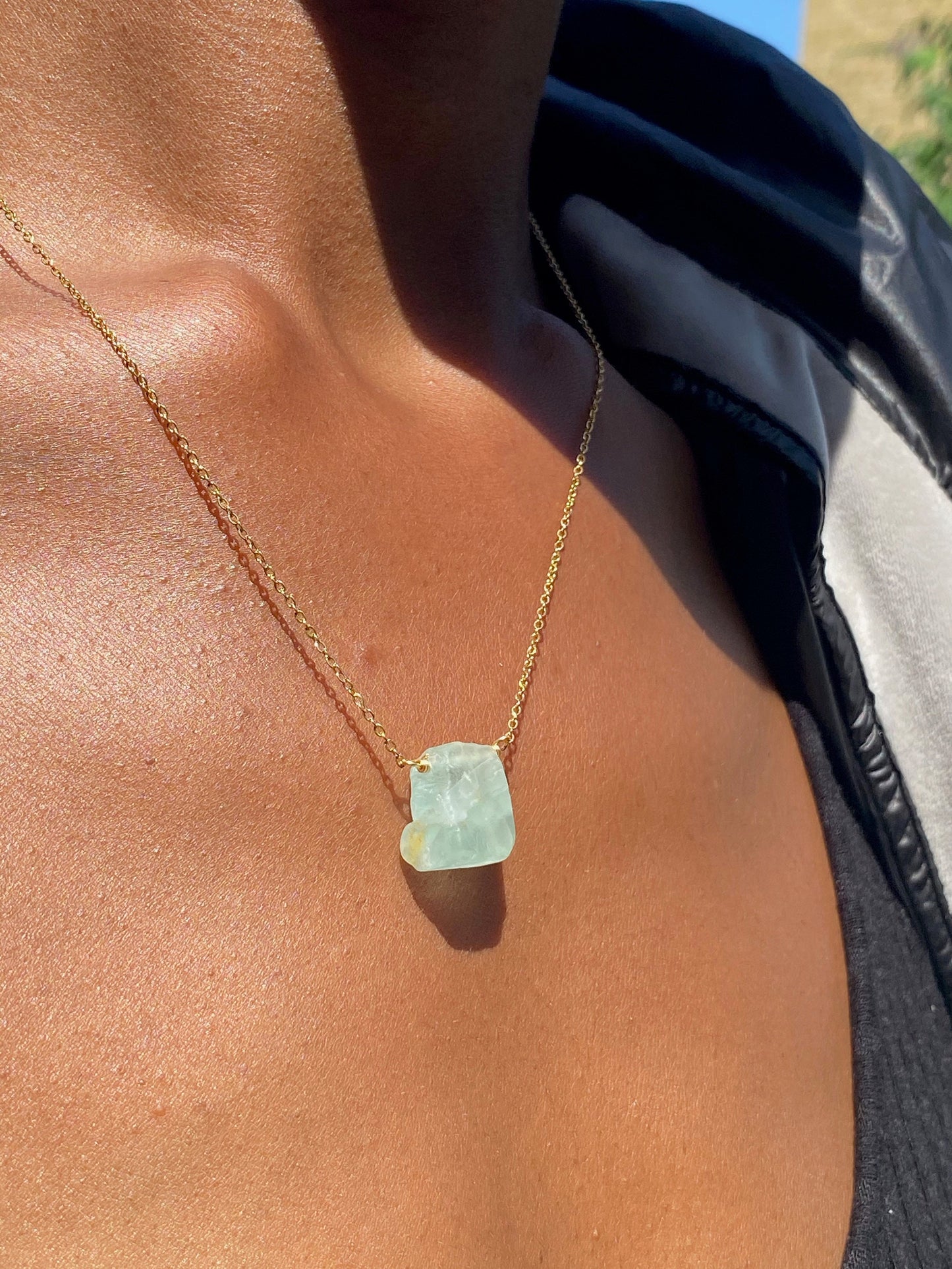 Green Fluorite Necklace