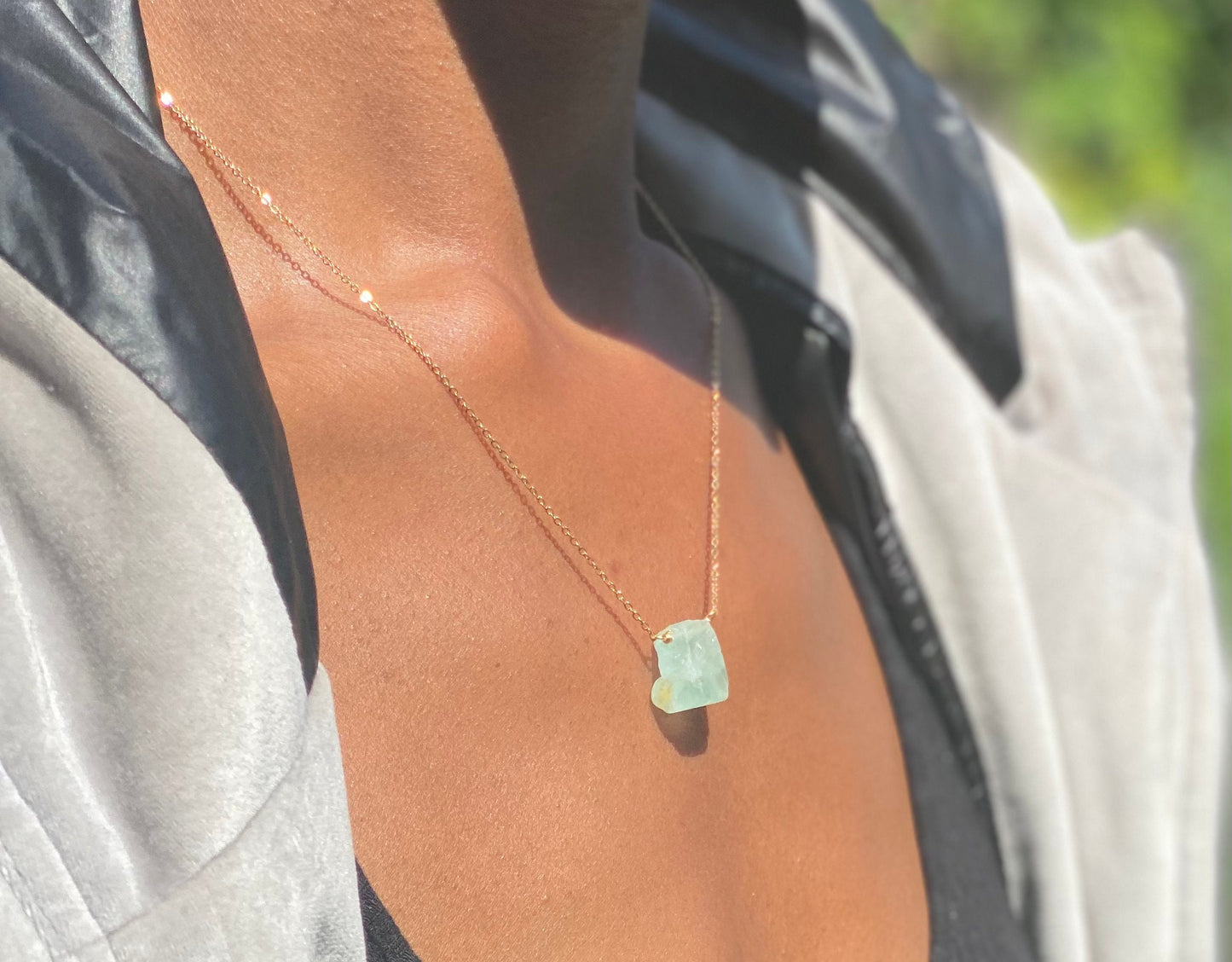 Green Fluorite Necklace