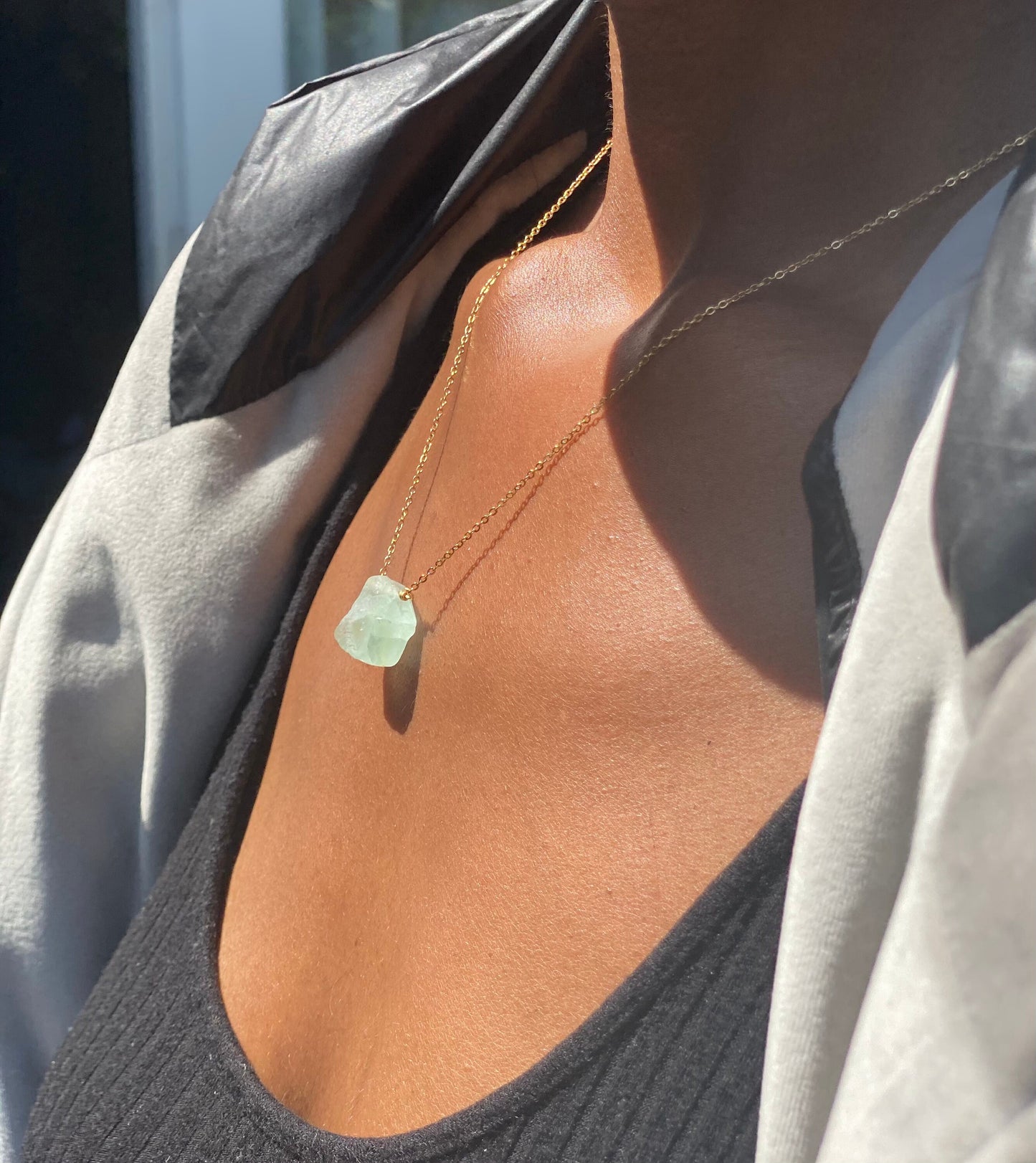 Green Fluorite Necklace