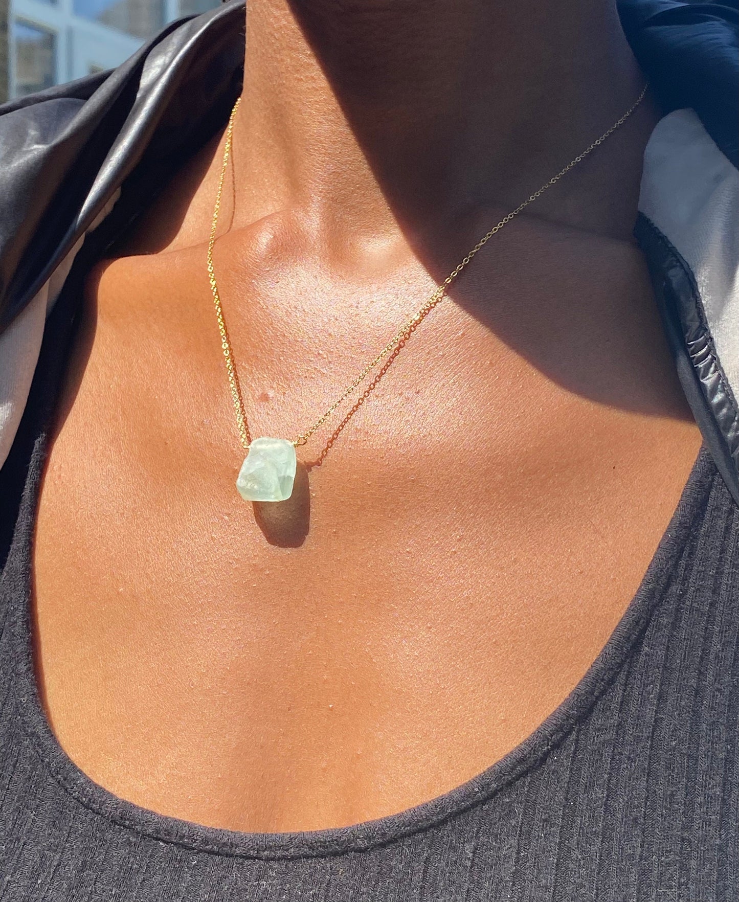 Green Fluorite Necklace