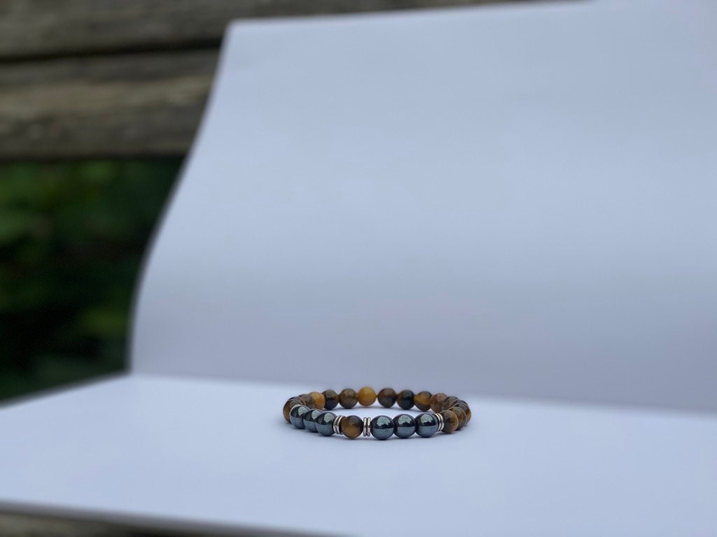 Tiger'e Eye Beaded Bracelet