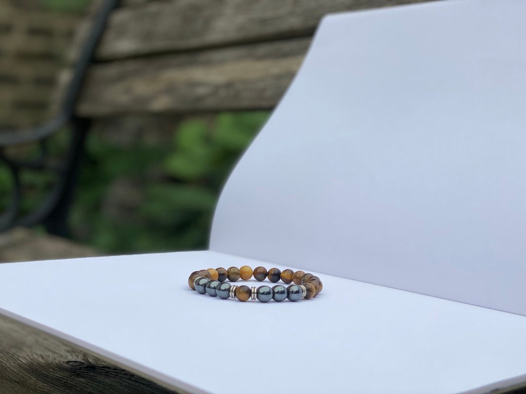 Tiger'e Eye Beaded Bracelet