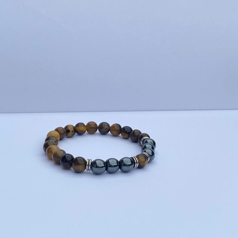 Tiger'e Eye Beaded Bracelet