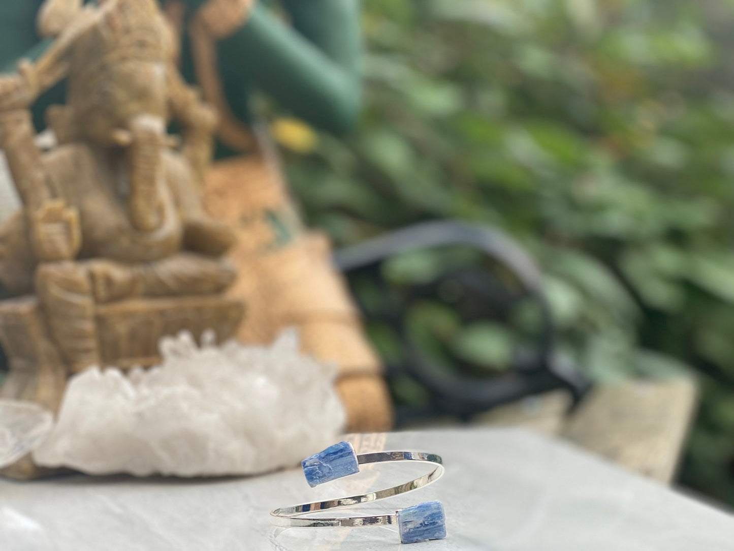 Blue Kyanite Cuff Bracelet