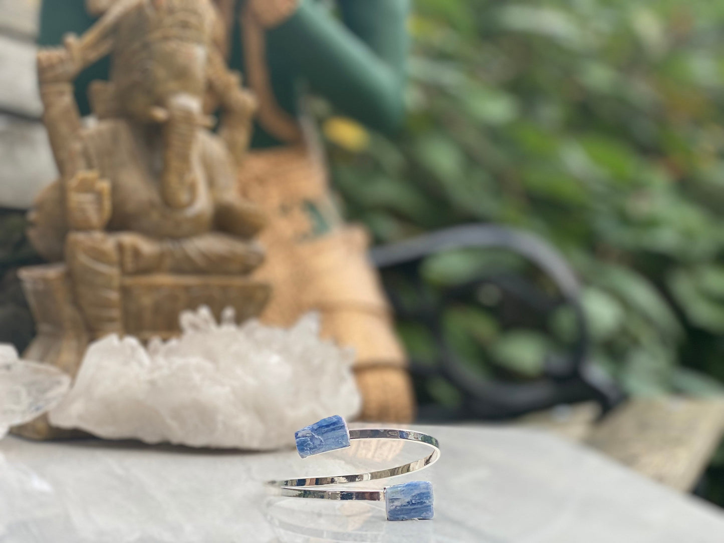 Blue Kyanite Cuff Bracelet