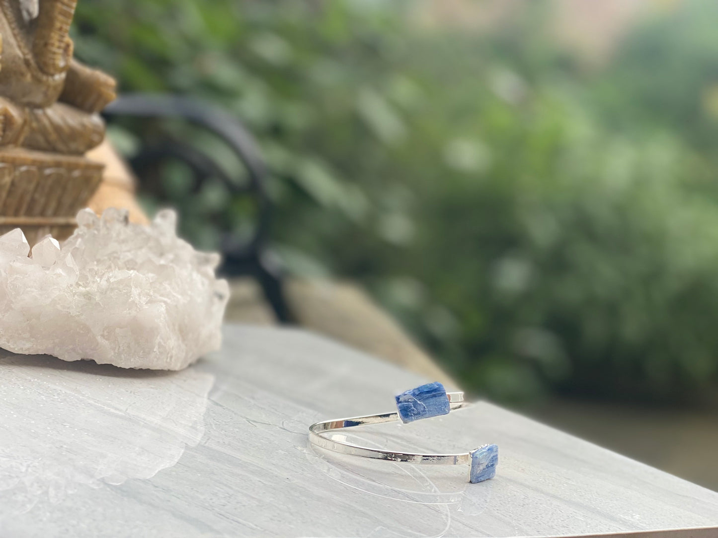 Blue Kyanite Cuff Bracelet