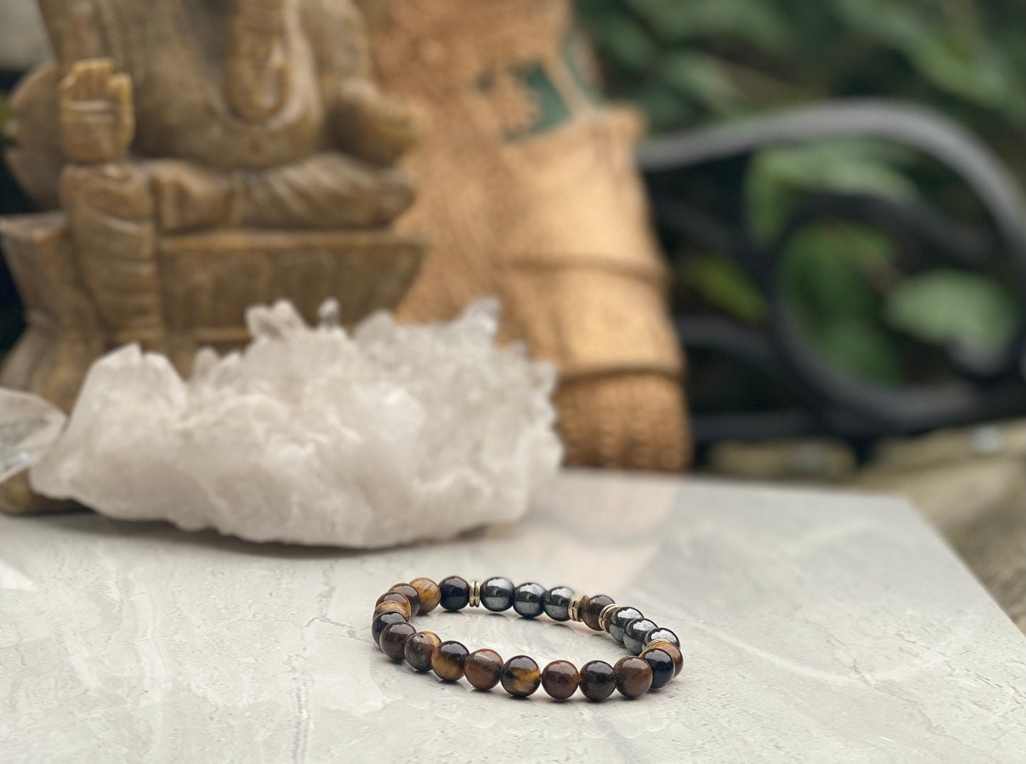 Tiger'e Eye Beaded Bracelet