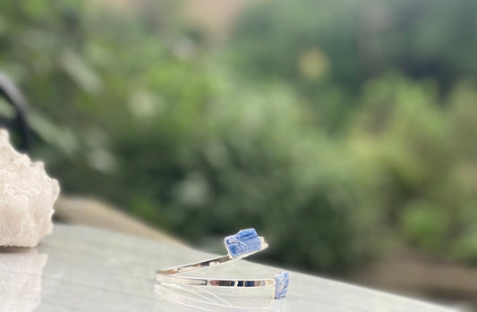 Blue Kyanite Cuff Bracelet