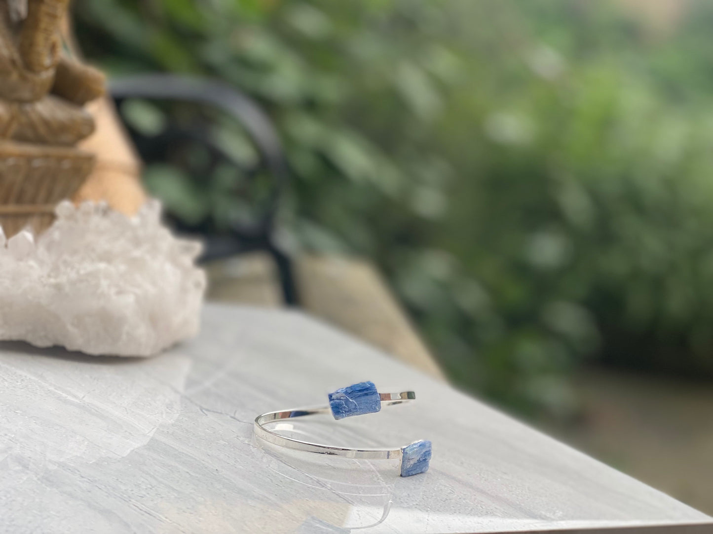 Blue Kyanite Cuff Bracelet