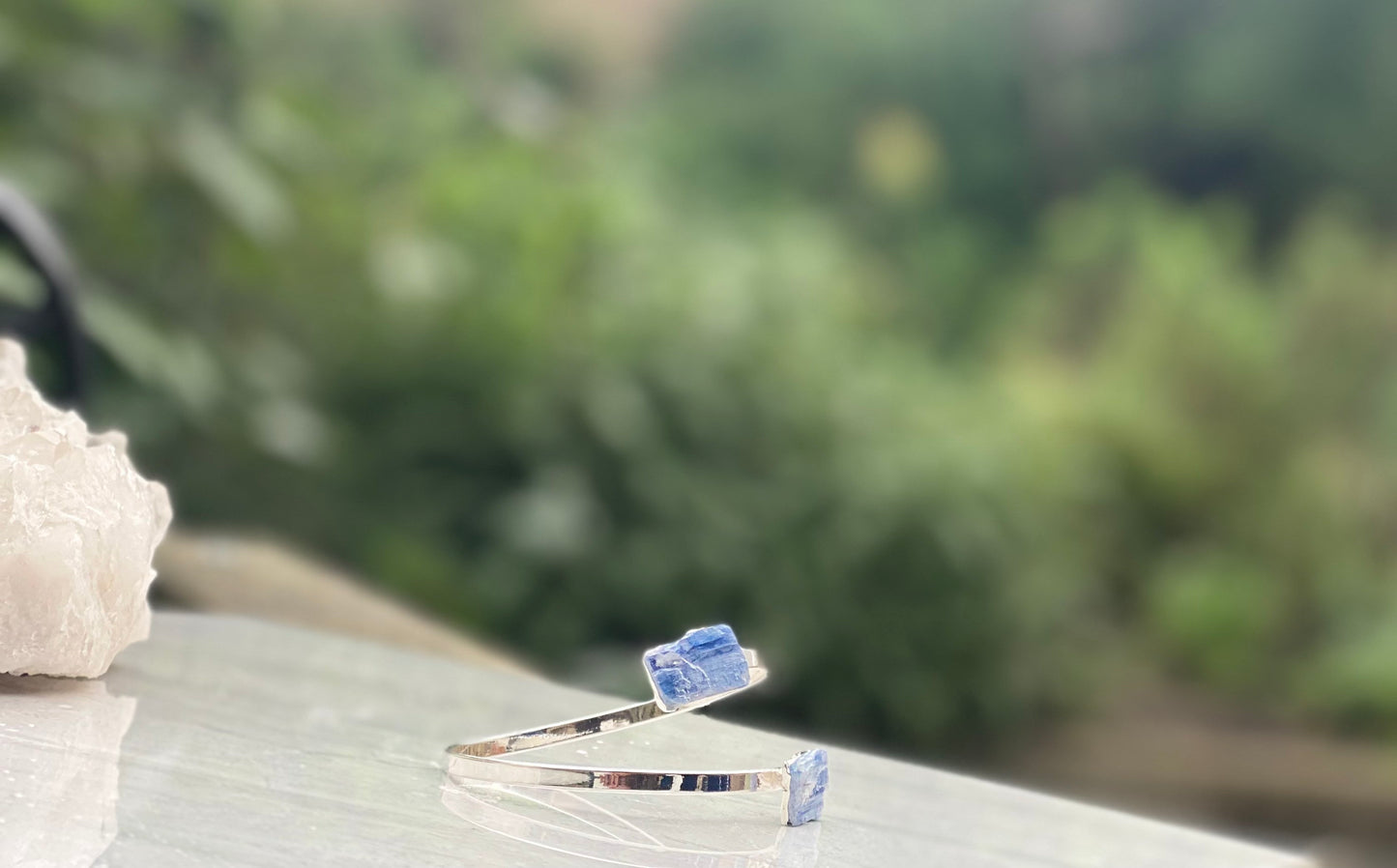 Blue Kyanite Cuff Bracelet