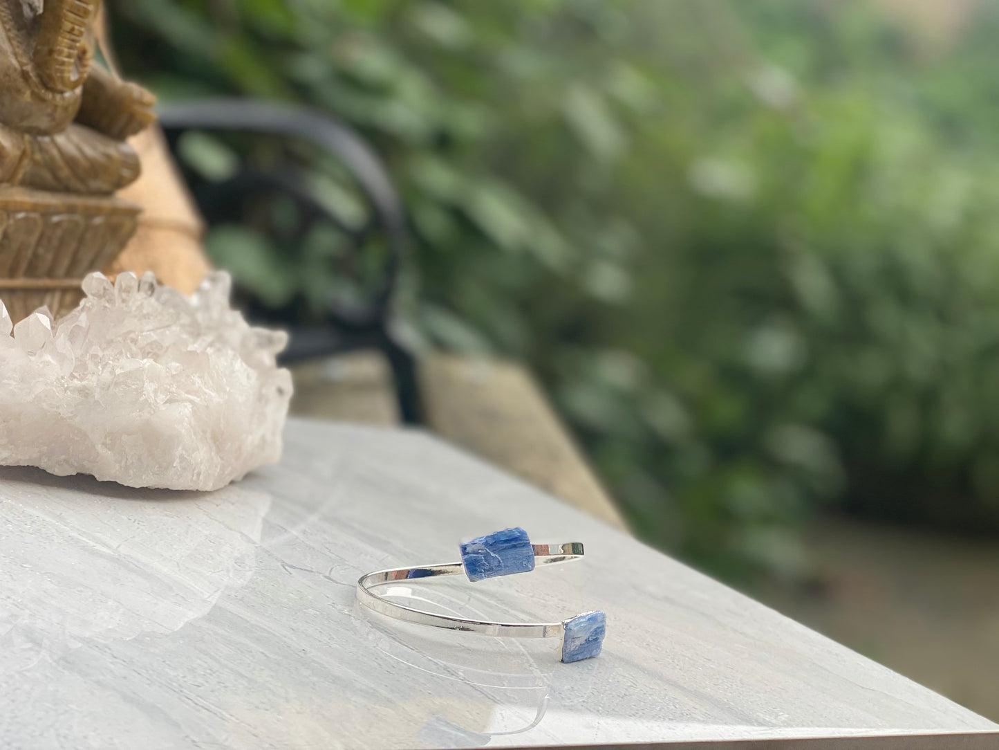 Blue Kyanite Cuff Bracelet